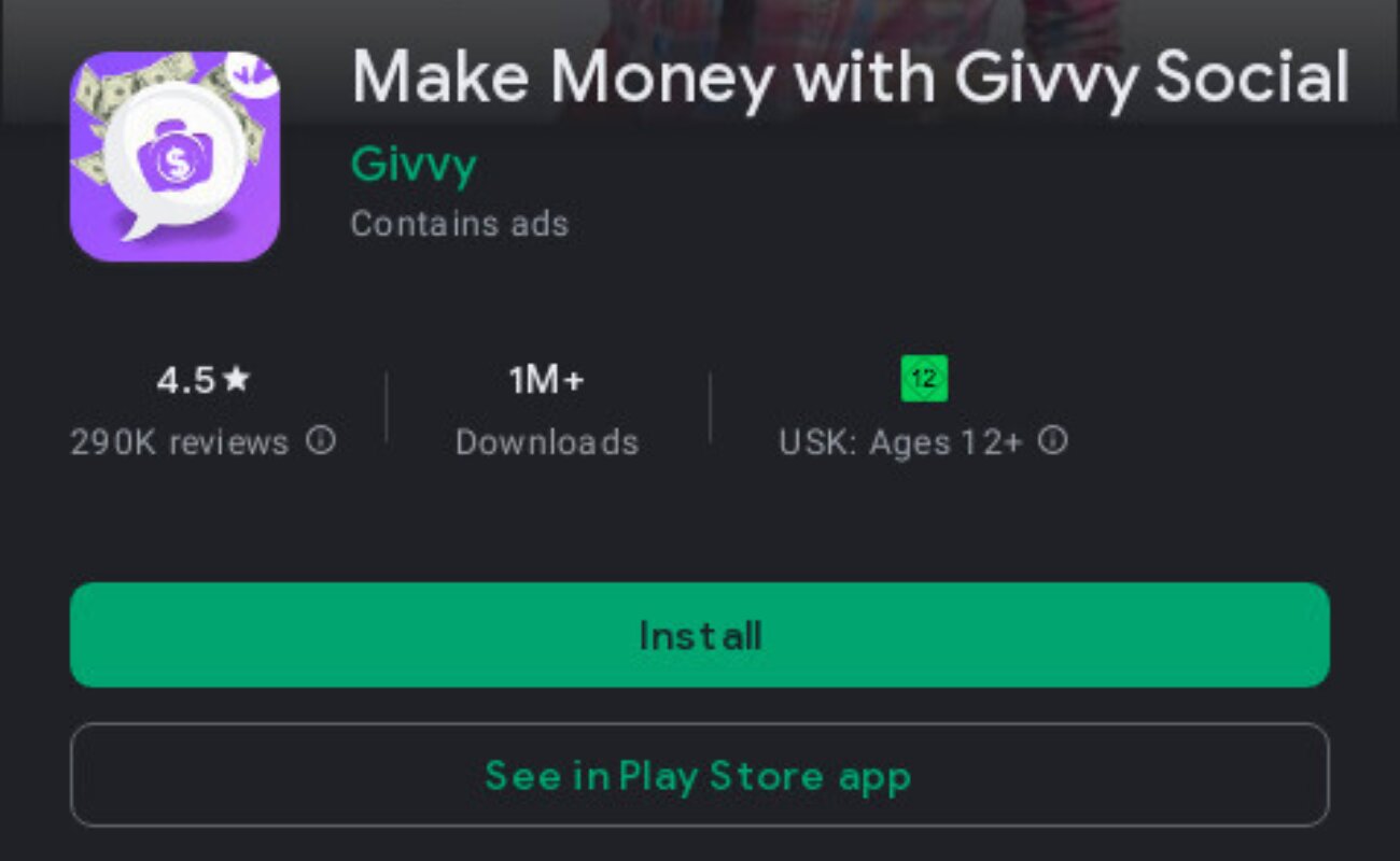 كيفية الربح من تطبيق Givvy Social